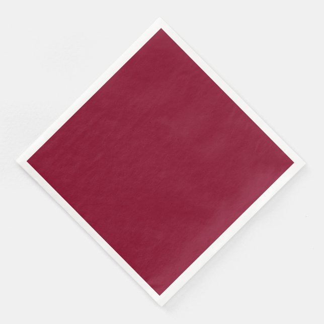Burgundy Paper Dinner Napkins (Corner)