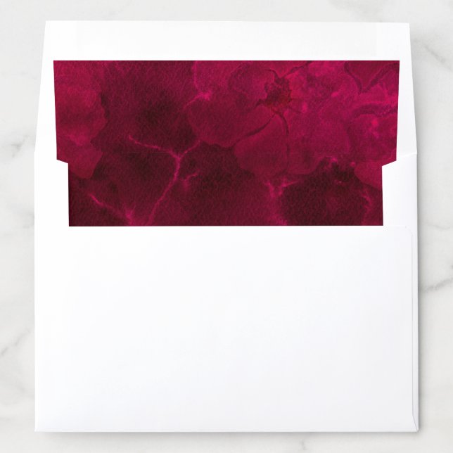 Burgundy Passion Envelope Liner (In Envelope)