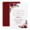 Burgundy Pink Blush Floral Wedding 