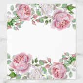 Burgundy Pink Country Rose Envelope Liner (Design)