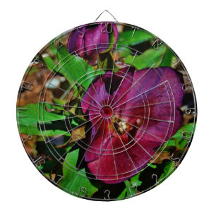 Burgundy Pink Lenten Rose Dart Board
