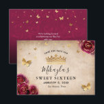 Burgundy Plum Gold Rose Parchment Elegant Save The Date<br><div class="desc">Create your own elegant save the date cards that feel like they came straight out of a fairy tale. The beautiful DIY template featuring original art by Raphaela Wilson illustrates soft watercolor roses in dramatic shades of dark red burgundy wine adorned with faux metallic yellow gold accents. This includes the...</div>