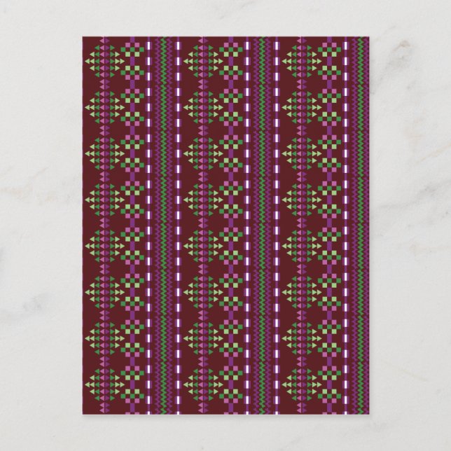 Burgundy Postcard (Front)