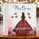 Burgundy Quinceanera Photo Album and Planner<br><div class="desc">Capture every moment of your special day with the Burgundy Quinceañera Photo Album and Planner 3-Ring Binder. Designed in rich burgundy with elegant details, this binder is both a keepsake and an essential planning tool. Use it to organize guest lists, timelines, and all your quinceañera details, while also preserving photos...</div>