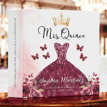 Burgundy Quinceanera Photo Album and Planner<br><div class="desc">Capture every moment of your special day with the Burgundy Quinceañera Photo Album and Planner 3-Ring Binder. Designed in rich burgundy with elegant details, this binder is both a keepsake and an essential planning tool. Use it to organize guest lists, timelines, and all your quinceañera details, while also preserving photos...</div>
