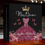 Burgundy Quinceanera Photo Album and Planner<br><div class="desc">Capture every moment of your special day with the Burgundy Quinceañera Photo Album and Planner 3-Ring Binder. Designed in rich burgundy with elegant details, this binder is both a keepsake and an essential planning tool. Use it to organize guest lists, timelines, and all your quinceañera details, while also preserving photos...</div>