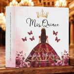 Burgundy Quinceanera Photo Album and Planner<br><div class="desc">Capture every moment of your special day with the Burgundy Quinceañera Photo Album and Planner 3-Ring Binder. Designed in rich burgundy with elegant details, this binder is both a keepsake and an essential planning tool. Use it to organize guest lists, timelines, and all your quinceañera details, while also preserving photos...</div>