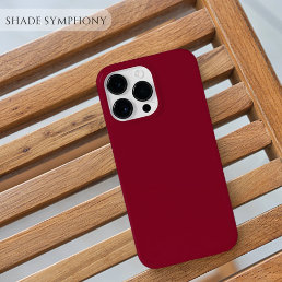 Burgundy Red - 1 of Top 25 Solid Red Shades For  Case-Mate iPhone 14 Pro Max Case