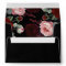 Burgundy Red and Black Floral Wedding