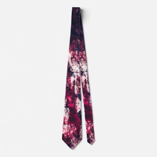 Burgundy Red and Black Gradient Palette Neck Tie