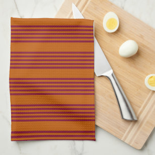 Fancy Hand Towel With Black And Burgundy, Zazzle