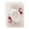 Burgundy Red and Pink Floral Pampas Grass Wedding