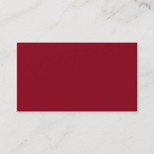 Burgundy Red Business Card