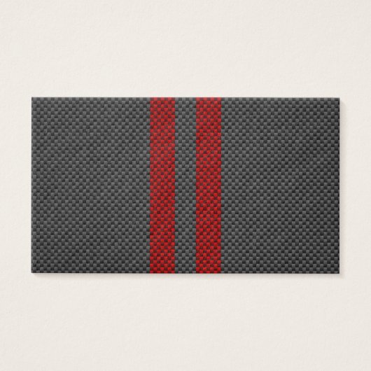 Burgundy Red Carbon Fiber Style Racing Stripes (Front)