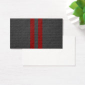 Burgundy Red Carbon Fiber Style Racing Stripes (Desk)