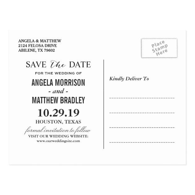 Burgundy Red Chic Floral Wedding Save The Date Postcard