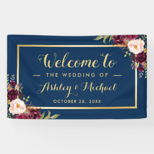 Reception Wedding Banners Zazzle