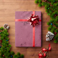 Deep Burgundy Plum Wrapping Paper