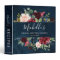 Burgundy Red Navy Blue Floral Bridal Shower Recipe