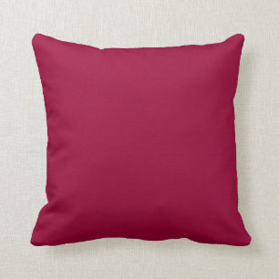burgundy red pillow