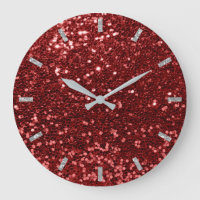 Burgundy Red Ruby Sparkly Bean Glitter Gray Glam