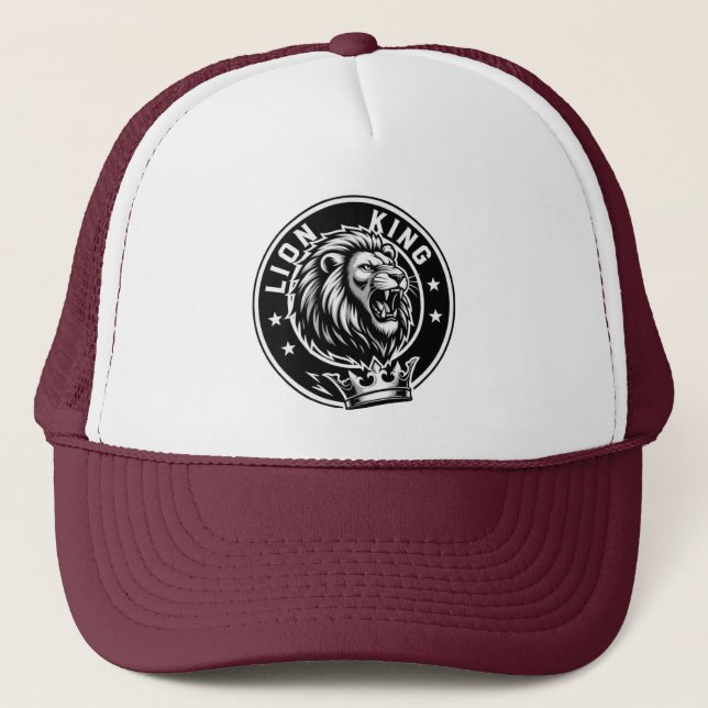 Burgundy Red Trucker Hat (Front)