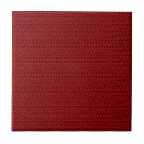 Burgundy Red Weave Mesh Look Ceramic Tile