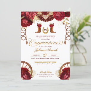 Western Quinceañera Invitations & Invitation Templates | Zazzle Western Quinceañera Invitations & Invitation Templates | Zazzle