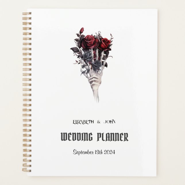 Burgundy Roses Planner (Front)
