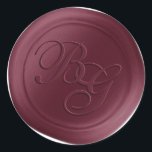 Burgundy Script Double Monogram Wax Seal Stickers<br><div class="desc">This vintage style double monogram 2 Letter calligraphy script Faux Wax Seal Sticker set in the Wine Maroon Burgundy colorway will make the perfect finishing touch to your wedding invitations, birthday party, baby shower, anniversary, or other special occasion stationery. Seal your envelopes easily and beautifully with the look of real...</div>