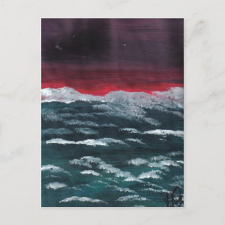 Burgundy Skies Postcard