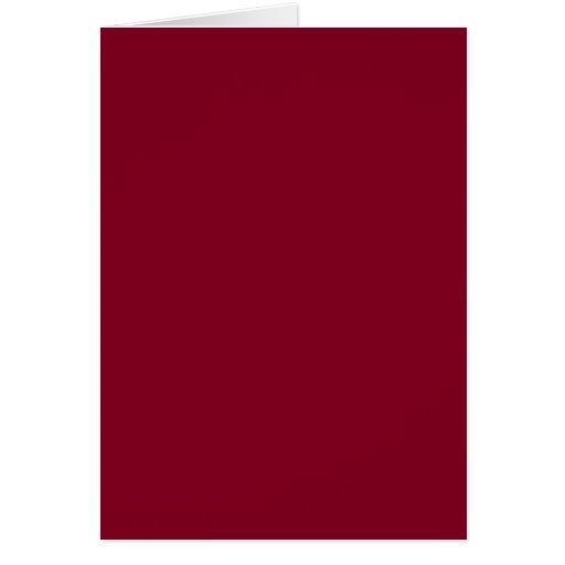 BURGUNDY (solid color) ~ Card | Zazzle