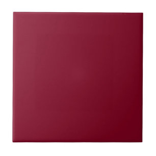 Burgundy Solid Color Ceramic Tile