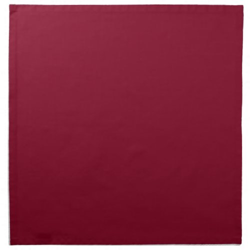 Burgundy Solid Color Cloth Napkin