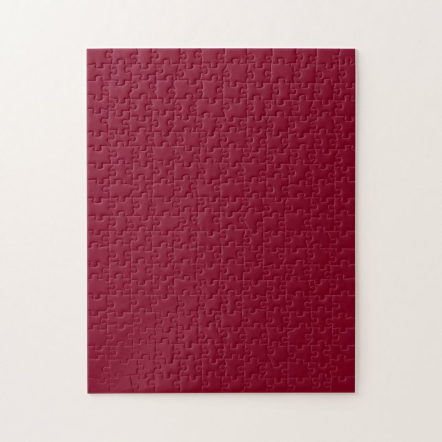 Burgundy Solid Color Jigsaw Puzzle (Vertical)