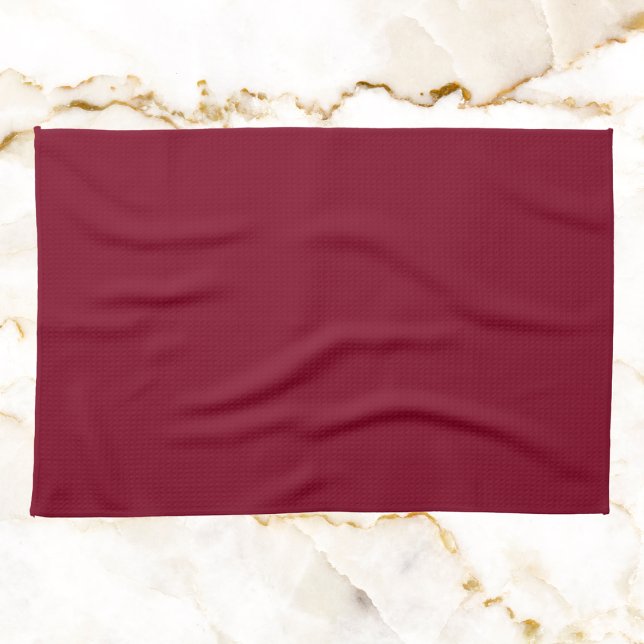 Burgundy Solid Color Kitchen Towel (Creator Uploaded)