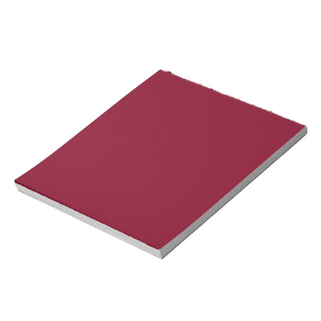 Burgundy (solid color)  notepad (Rotated)