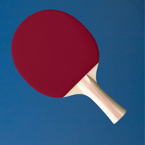 Burgundy Solid Color Ping Pong Paddle