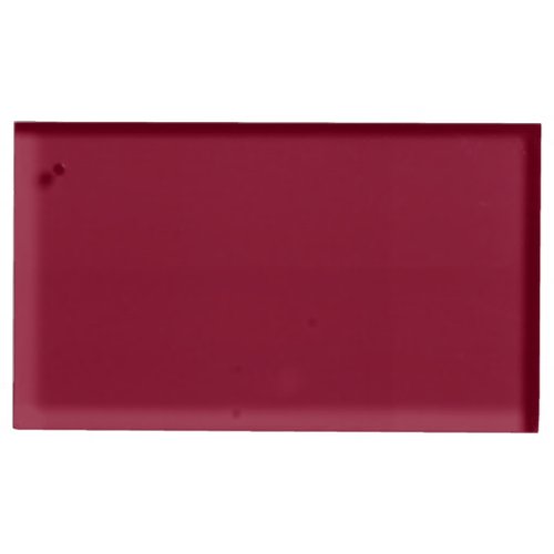 Burgundy Solid Color Place Card Holder