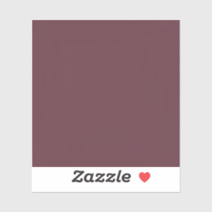 Burgundy Solid Color Sticker