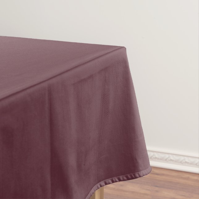 Burgundy Solid Color Tablecloth (In Situ)