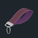 Burgundy Solid Color Wrist Keychain<br><div class="desc">Burgundy Solid Color. Modern Color.</div>