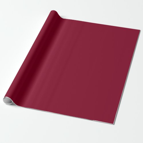 Burgundy Solid Wrapping Paper