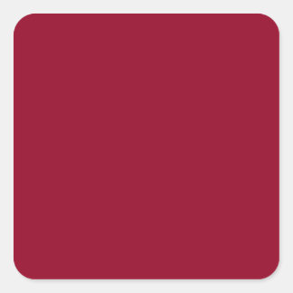Burgundy Square Sticker