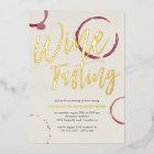 Burgundy Stains - Wine Tasting Party Gold