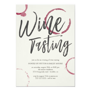 wine tasting party invitations zazzle