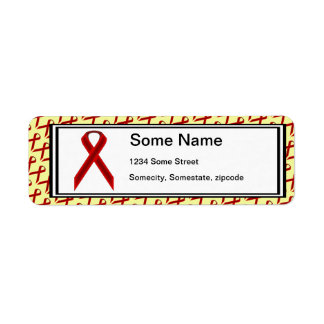 Burgundy Standard Ribbon by Kenneth Yoncich Label