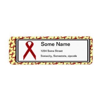 Burgundy Standard Ribbon By Kenneth Yoncich Label by KennethYoncich at Zazzle