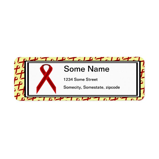 Burgundy Standard Ribbon by Kenneth Yoncich Label (Front)