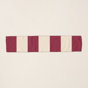 Burgundy Stripes Scarf